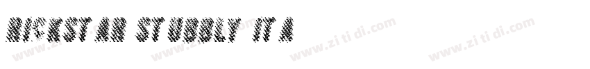 Rickstar Stubbly Ita字体转换